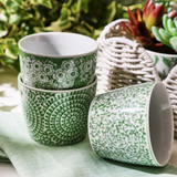 Countryside Green Cachepot (Assorted Designs)