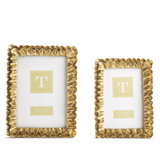 Gold Ruffles Picture Frame (Assorted Sizes)