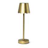 14.5” LED Cordless Table Lamp with Scalloped Edge Shade