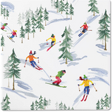 Down The Slope Ceramic Coaster (Assorted Styles)