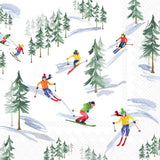 Down The Slope Paper Lunch Napkins (Pack of 20)