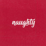 "Naughty and Nice" Paper Cocktail Napkins (Pack of 20)