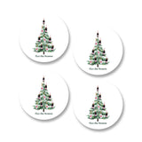 Ceramic Coasters "Fizz the Season" (Set of 4)