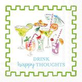 "Happy Thoughts" Paper Cocktail Napkins (Pack of 20)