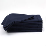 Navy Cotton Hemstitched Napkin