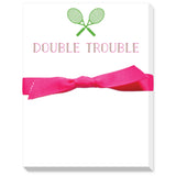 "Double Trouble" Mini Tennis Notepad