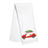 Christmas Kitchen Towel - Red Car