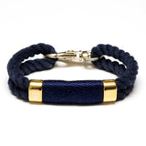 Tremont Bracelet - Navy/Navy/Gold