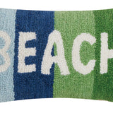 "Beach" Accent Hook Pillow