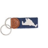 Martha's Vineyard Needlepoint Keychain