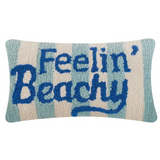 "Feelin' Beachy" Accent Hook Pillow