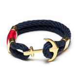 Waverly Bracelet - Navy/Red/Gold