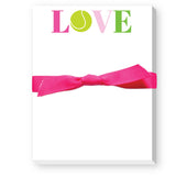 "Love" Tennis Mini Notepad